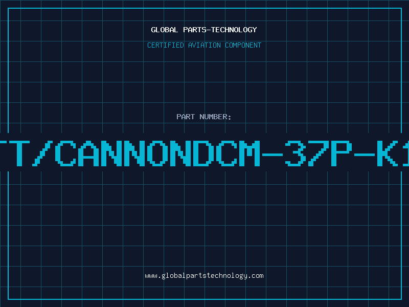Aviation Part ITT/CANNONDCM-37P-K16