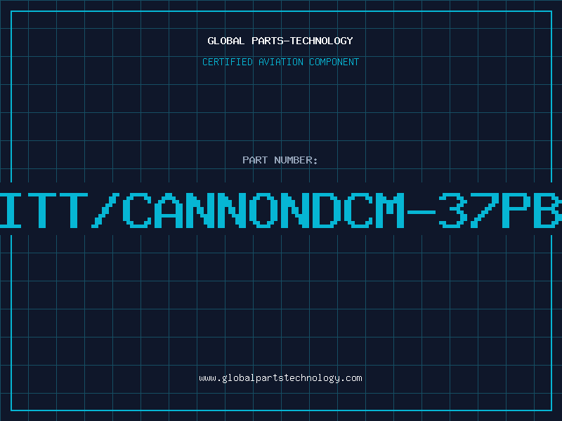 Aviation Part ITT/CANNONDCM-37PB