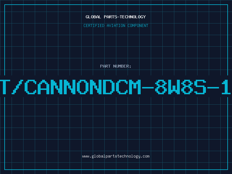 Aviation Part ITT/CANNONDCM-8W8S-197