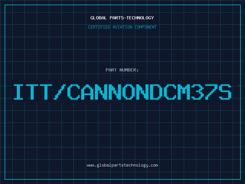 Aviation Part ITT/CANNONDCM37S