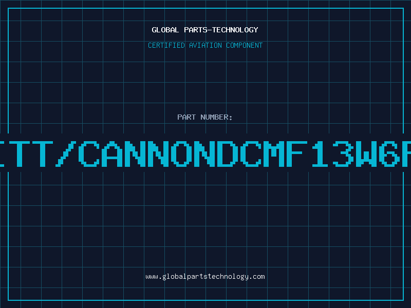 Aviation Part ITT/CANNONDCMF13W6P