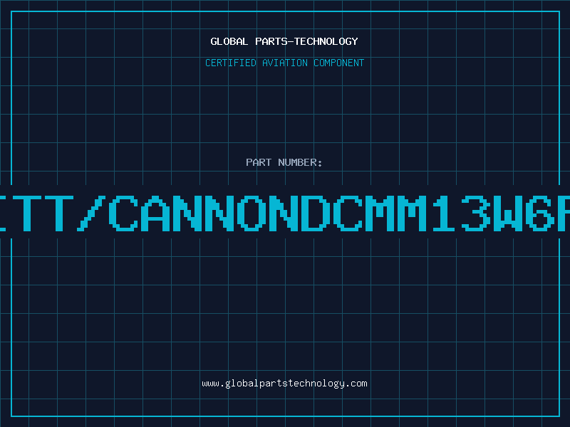 Aviation Part ITT/CANNONDCMM13W6P