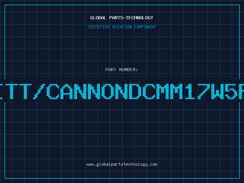 Aviation Part ITT/CANNONDCMM17W5P
