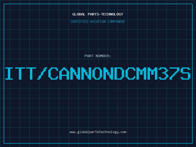 Aviation Part ITT/CANNONDCMM37S