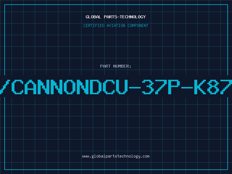 Aviation Part ITT/CANNONDCU-37P-K87-FO