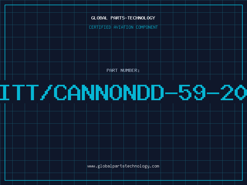 Aviation Part ITT/CANNONDD-59-20