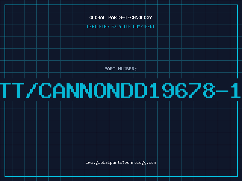 Aviation Part ITT/CANNONDD19678-13