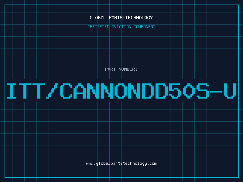 Aviation Part ITT/CANNONDD50S-U