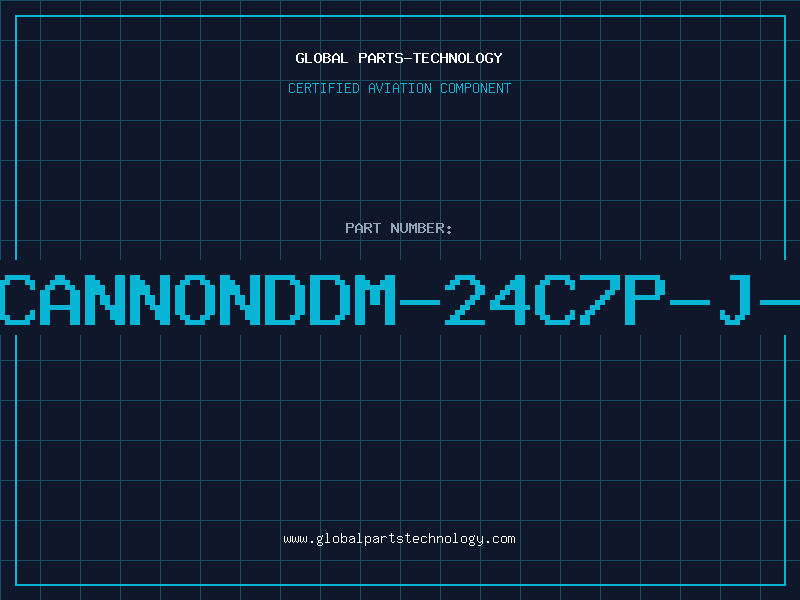 Aviation Part ITT/CANNONDDM-24C7P-J-K127