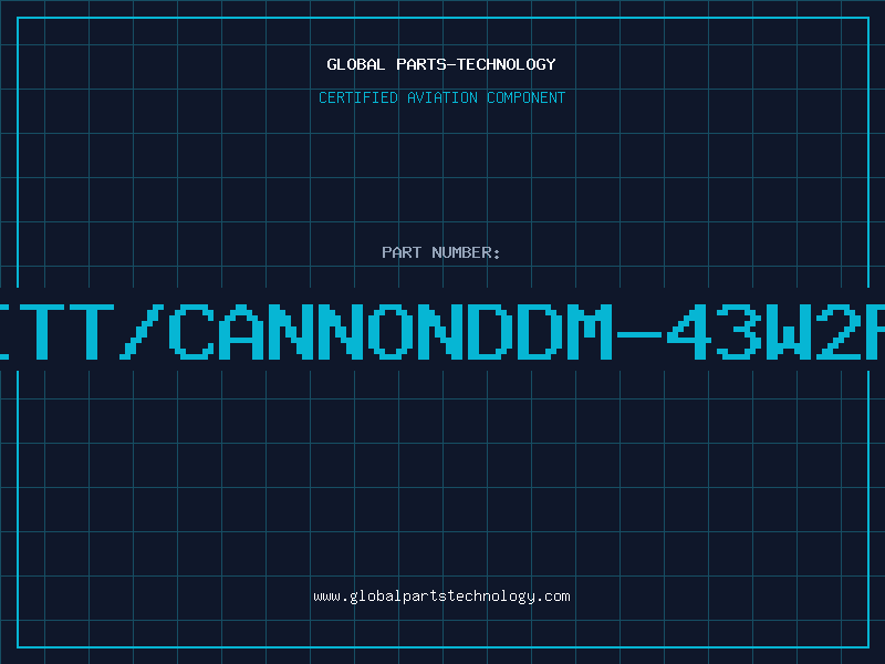 Aviation Part ITT/CANNONDDM-43W2P