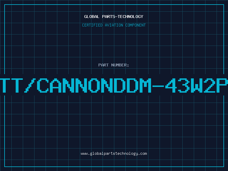 Aviation Part ITT/CANNONDDM-43W2PD