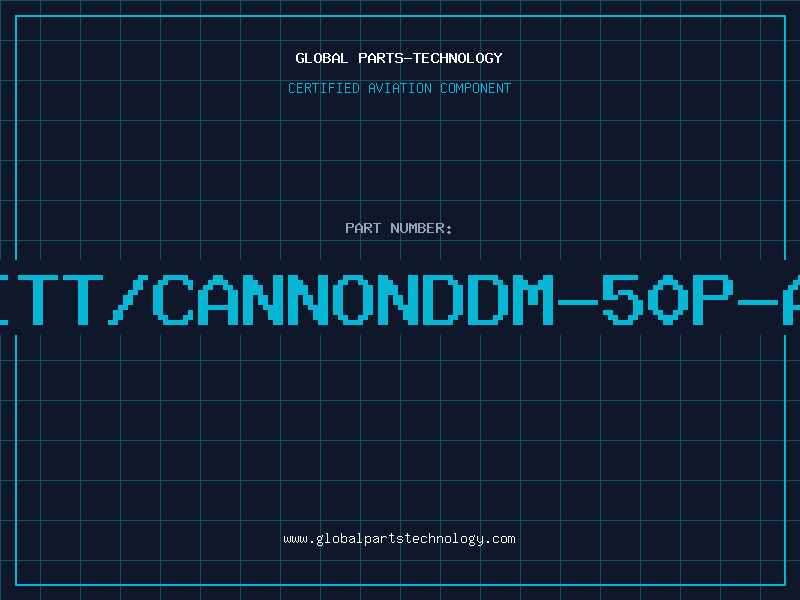 Aviation Part ITT/CANNONDDM-50P-A