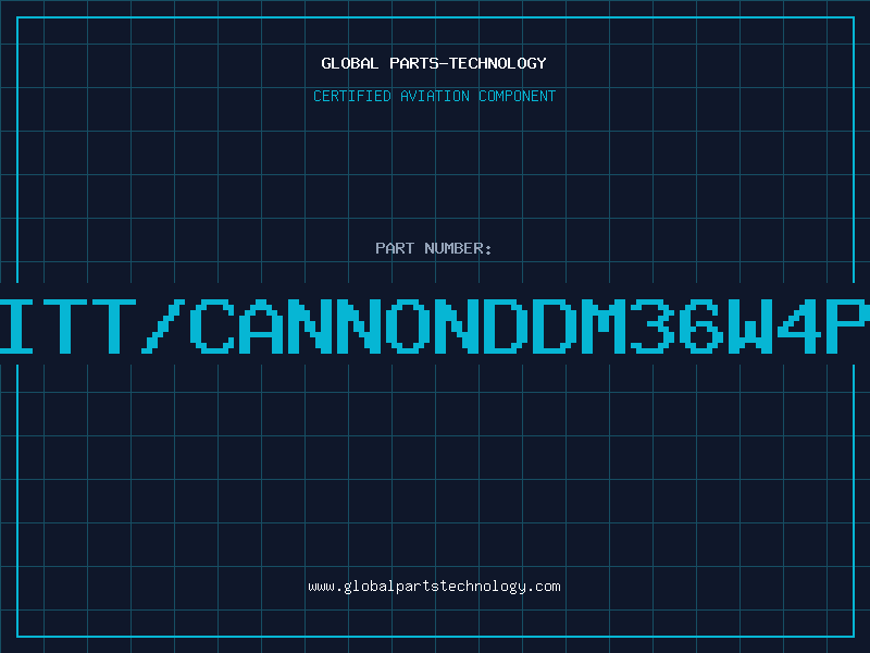Aviation Part ITT/CANNONDDM36W4P