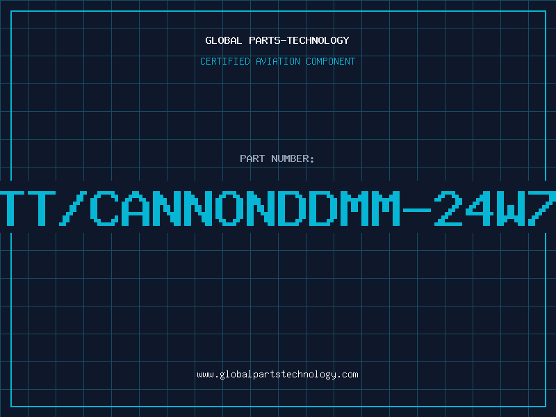 Aviation Part ITT/CANNONDDMM-24W7P