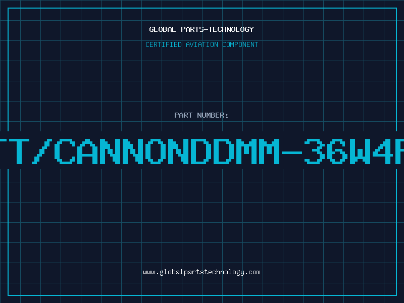 Aviation Part ITT/CANNONDDMM-36W4PB