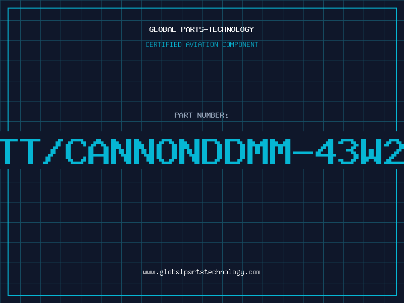 Aviation Part ITT/CANNONDDMM-43W2P