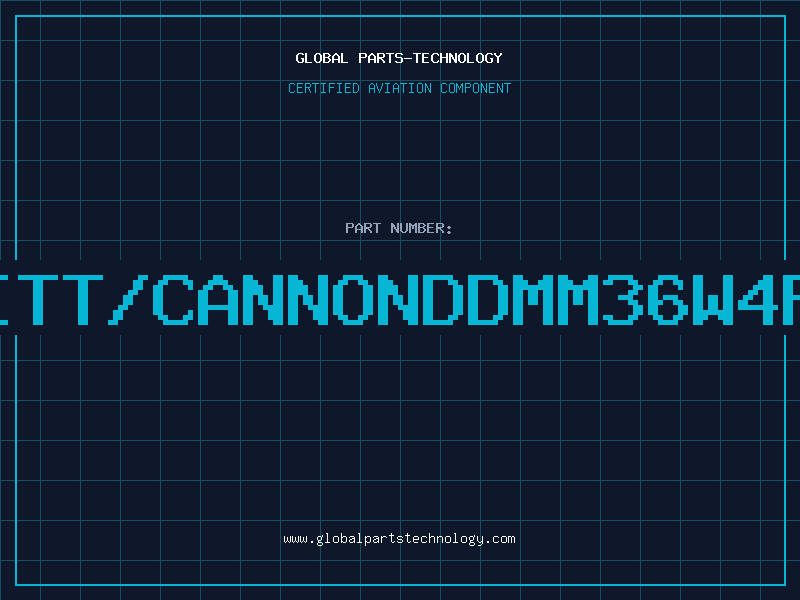 Aviation Part ITT/CANNONDDMM36W4P