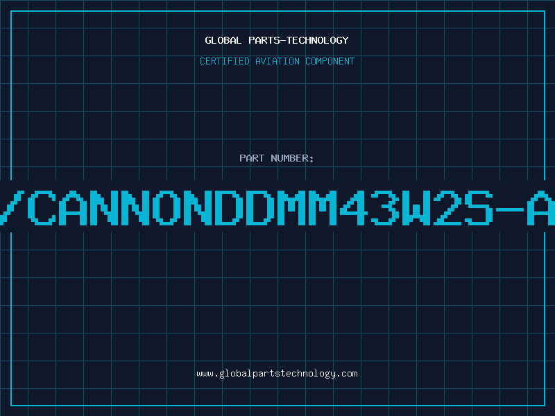 Aviation Part ITT/CANNONDDMM43W2S-A139