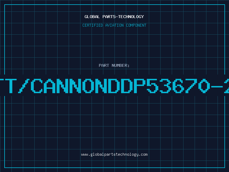 Aviation Part ITT/CANNONDDP53670-26