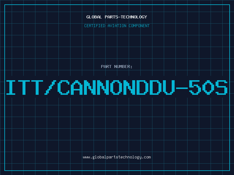 Aviation Part ITT/CANNONDDU-50S