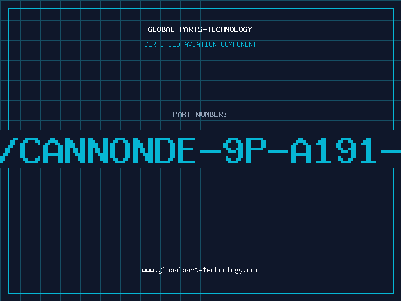 Aviation Part ITT/CANNONDE-9P-A191-142