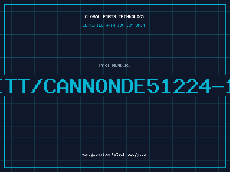 Aviation Part ITT/CANNONDE51224-1