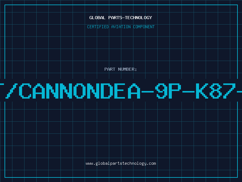 Aviation Part ITT/CANNONDEA-9P-K87-FO