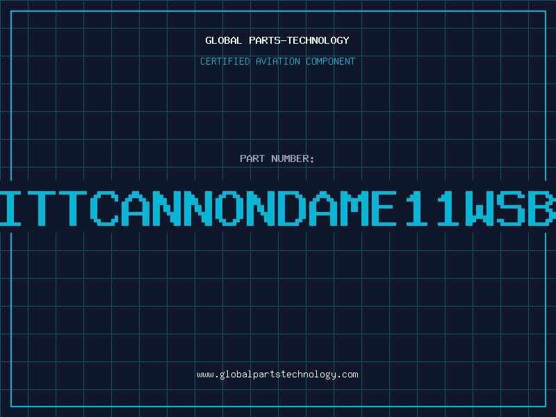 Aviation Part ITTCANNONDAME11WSB