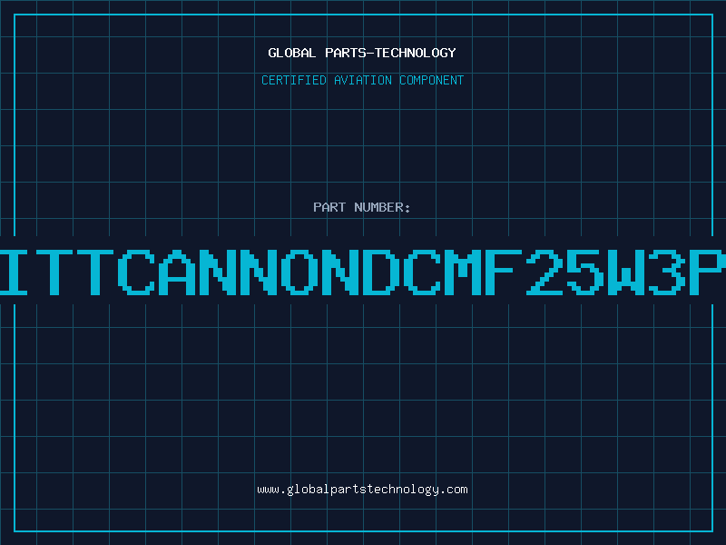 Aviation Part ITTCANNONDCMF25W3P