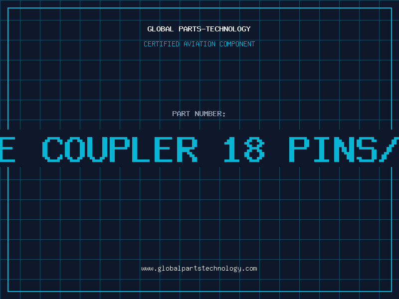 Aviation Part In line coupler 18 Pins/8 Sock