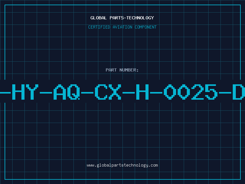Aviation Part J-HY-AQ-CX-H-0025-DB
