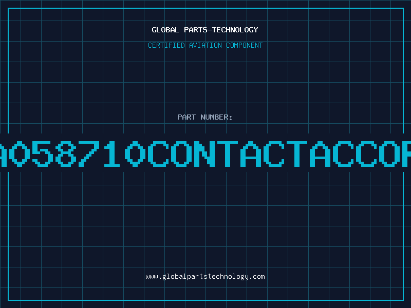 Aviation Part J00050A0587:10CONTACTACCORDINGTO