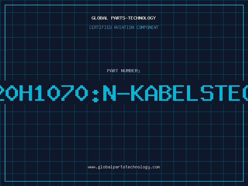 Aviation Part J01020H1070:N-KABELSTECKER5