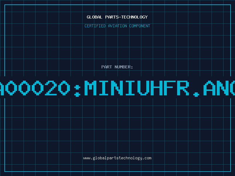 Aviation Part J01045A00020:MINIUHFR.ANGLEPLUG