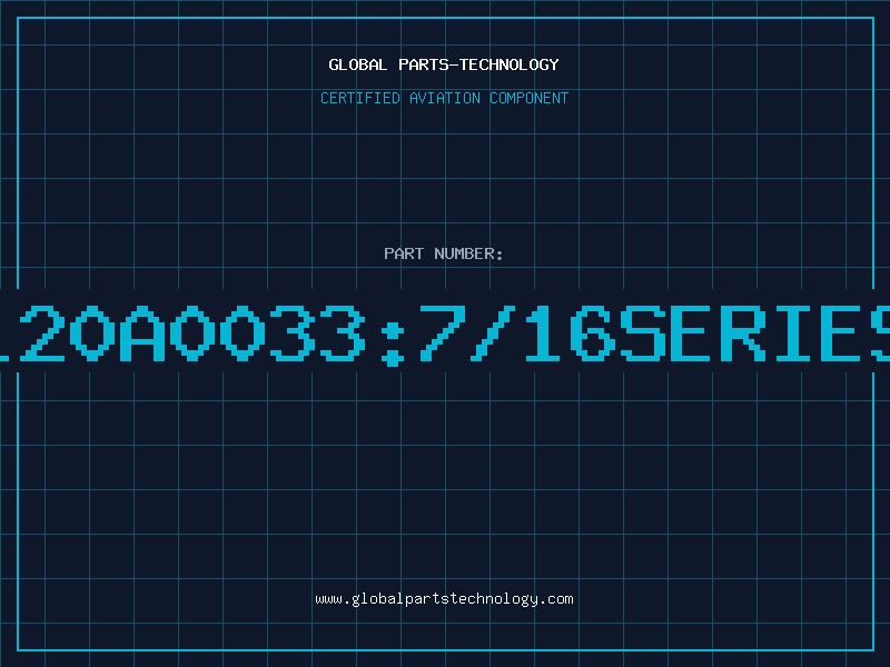 Aviation Part J01120A0033:7/16SERIESNFE