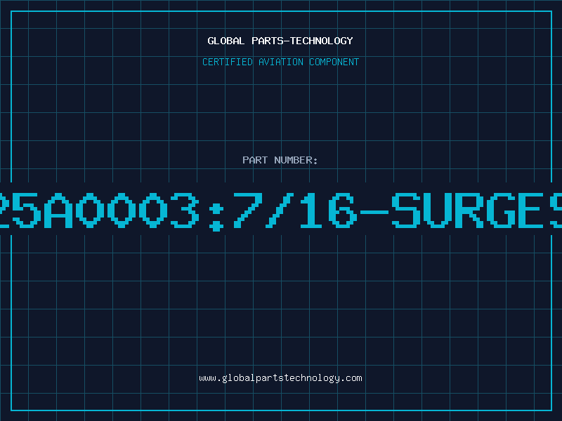 Aviation Part J01125A0003:7/16-SURGESUPPR