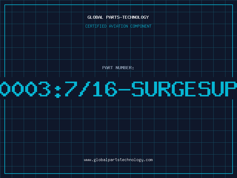 Aviation Part J01125A0003:7/16-SURGESUPPRESSOR