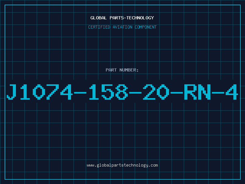 Aviation Part J1074-158-20-RN-4