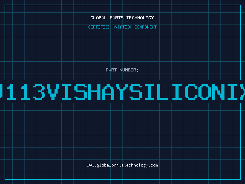 Aviation Part J113VISHAYSILICONIX