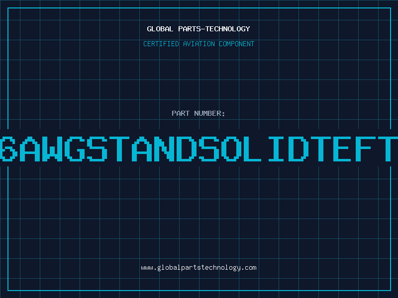 Aviation Part J16AWGSTANDSOLIDTEFTEF