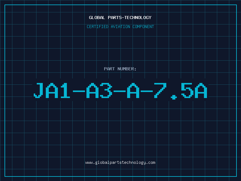 Aviation Part JA1-A3-A-7.5A