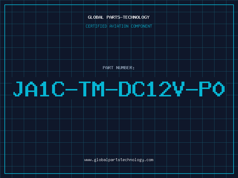 Aviation Part JA1C-TM-DC12V-P0