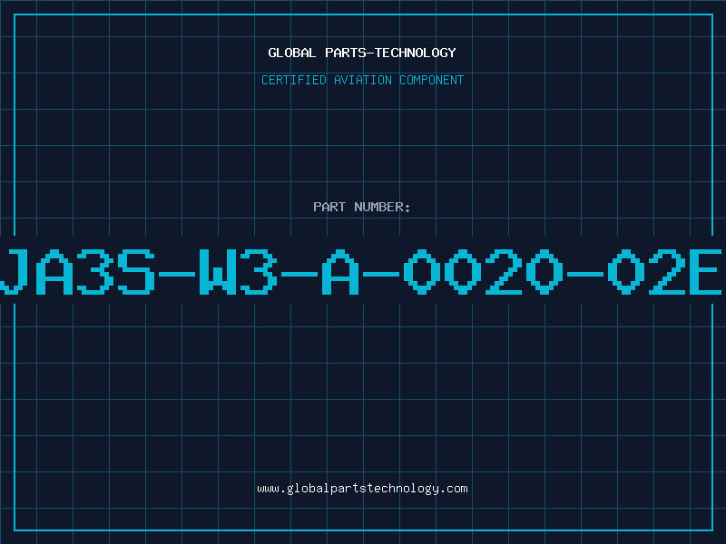 Aviation Part JA3S-W3-A-0020-02E
