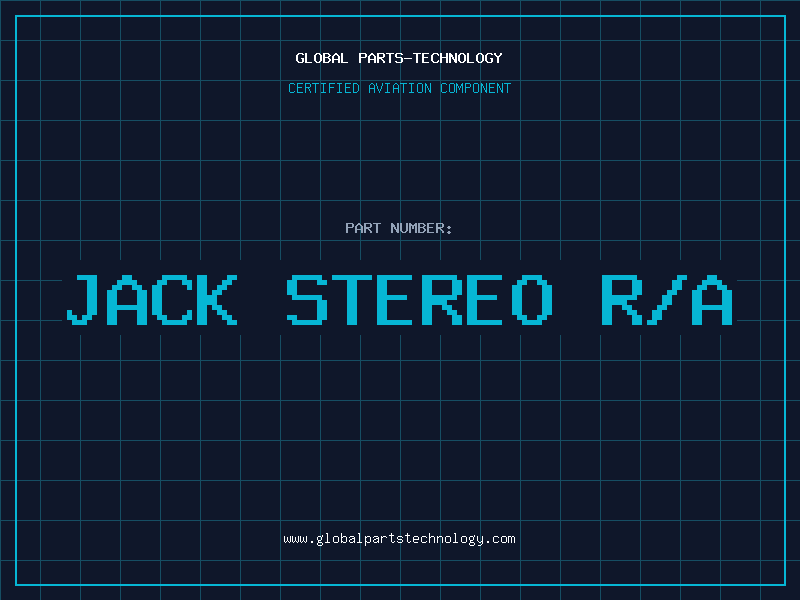Aviation Part JACK STEREO R/A