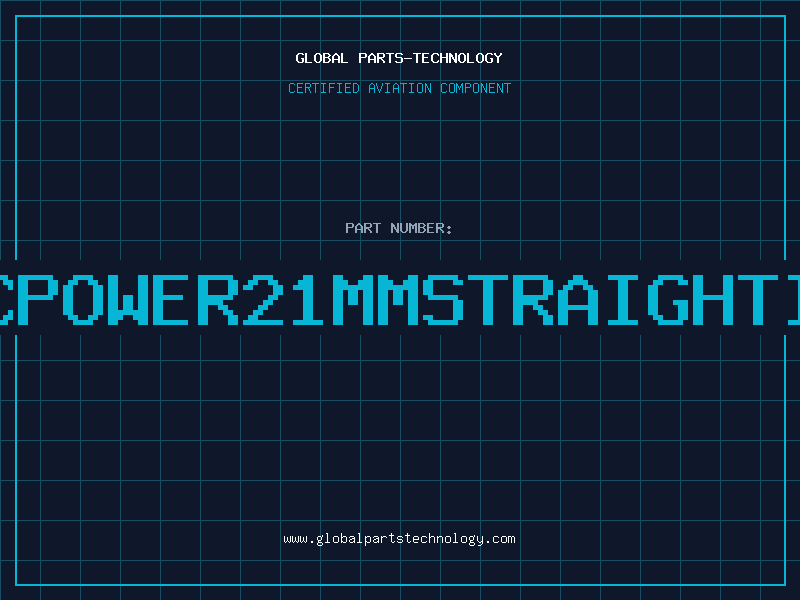 Aviation Part JACKDCPOWER21MMSTRAIGHTINLINE