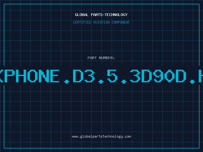 Aviation Part JACKPHONE.D3.5.3D90D.H6mm