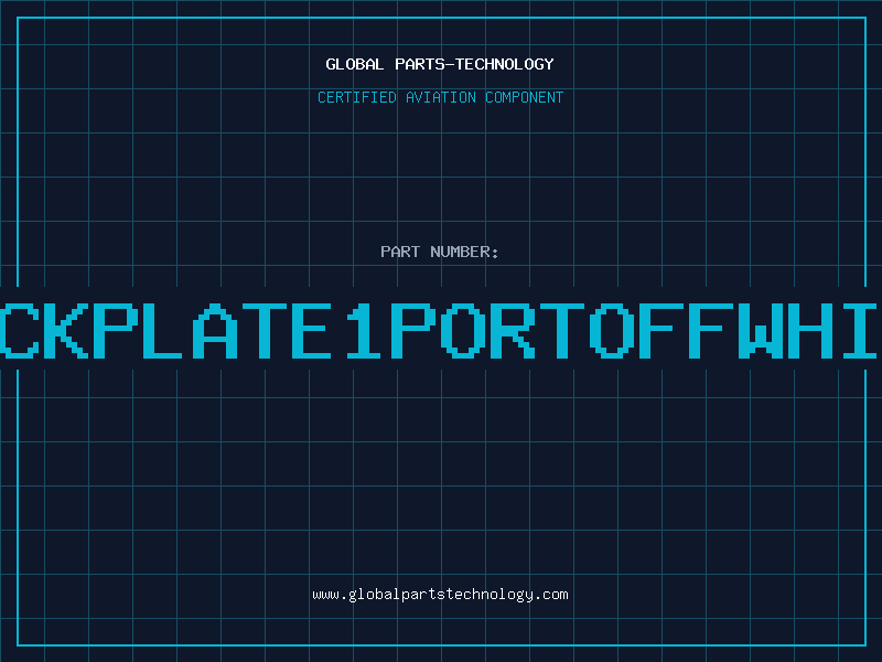 Aviation Part JACKPLATE1PORTOFFWHITE
