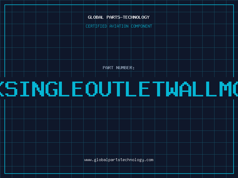 Aviation Part JACKSINGLEOUTLETWALLMOUNT