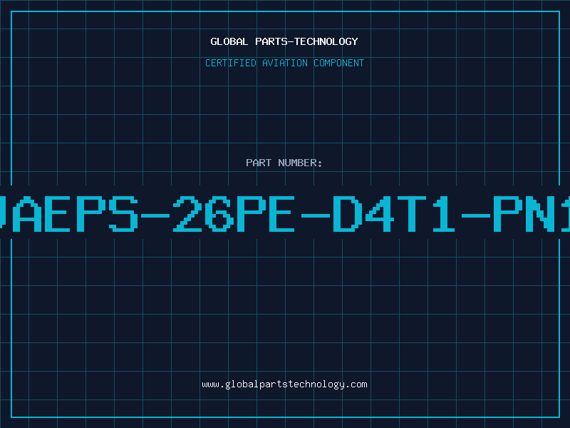 Aviation Part JAEPS-26PE-D4T1-PN1