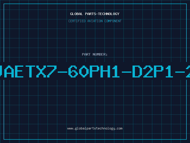 Aviation Part JAETX7-60PH1-D2P1-2